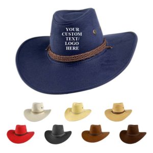 Suede Western  Headware