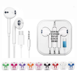 Ear Buds with Clear Square Case