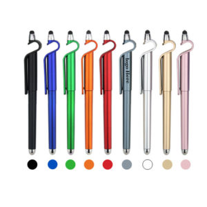 Touch Stylus Gel Ink Pen with Phone Holder Function