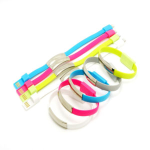 USB Bracelet magnetic charger cable for I phone/Android