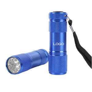 Aluminum 9 LED flashlight